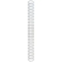 Gabiona Gabionensäule eckig 17 x 17 x 200 cm