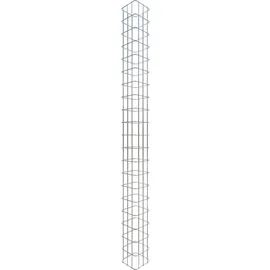 Gabiona Gabionensäule eckig 17 x 17 x 200 cm