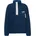 Half Snap Fleecepullover Blau L