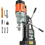 Vevor Magnetbohrmaschine 1,5 kW 60 mm Bohrdurchmesser 13000 N Leistung, Magnetbohrmaschine mit Morsekegel & einstellbarer Drehzahlen, M3-M16