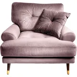 trends by hg »TOKIO« in Microfaser mit hochwertigem Holz/Metallfuß