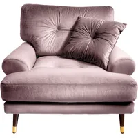 trends by hg »TOKIO« in Microfaser mit hochwertigem Holz/Metallfuß