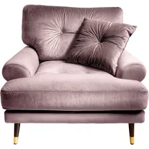 trends by hg »TOKIO« in Microfaser mit hochwertigem Holz/Metallfuß