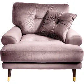 trends by hg »TOKIO« in Microfaser mit hochwertigem Holz/Metallfuß