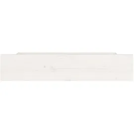 vidaXL Bettschubladen 4 Stk. Weiß Massivholz Kiefer