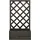 vidaXL Garten-Spalier mit Blumenkasten 50 x 25 x 90 cm Grau
