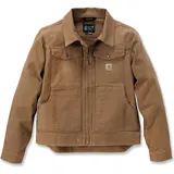 Carhartt Duck Relaxed-Fit, Textiljacke - Braun - M