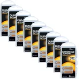 60x Duracell Activair 312 PR41 Hörgerätebatterien ZL3 braun +MHD 2029+ aus 2025