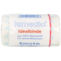 Idealbinde 8 cm mit Klammer 1 St