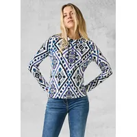 Cecil Langarmshirt mit Print - Weiß