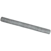VidaXL Sechseckzaun 1.6x50 m Galvanisierter Stahl