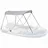 Intex Sonnenschutz 68600 160x142 cm Aluminium Grau
