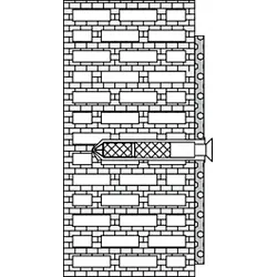 Hewi S 50 Befestigungsmaterial BM1288 höhenverstellbar, für Hochlochziegel, Hohlblockstein