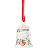 Hutschenreuther Sammelserie 2025 Alle Jahre wieder Porzellanglocke - Bunt