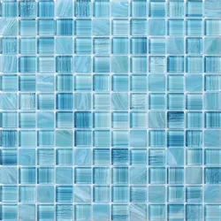 Glasmosaik Premium Mosaik aqua blau 30x30 cm glänzend MOSCH192
