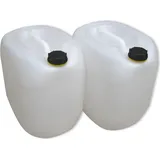 2 x 30 Liter Kanister Wasserkanister Campingkanister Farbe natur (2x30 knn)