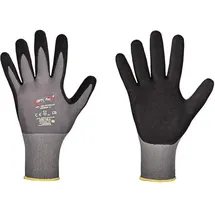 optiflex Handschuh OPTIMATE Gr.7 grau/schwarz EN 420/EN 388 PSA II OPTIFLEX