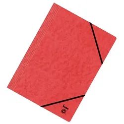 Bene Dreiflügelmappe, A4, 390g/qm, rot