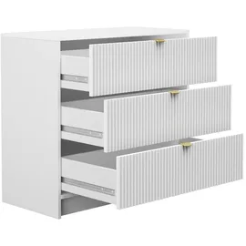 Mirjan24 Kommode Tireno 3SZ mit 3 Schubladen, Rechteckig, 80x75x40 cm, Wohnzimmer, Kommoden - Sideboards, Kommoden