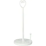 Ambiente Haus Küchenrollenständer - Herz 39cm in antikweiss | Gr.: onesize