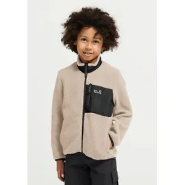 Jack Wolfskin Lite Curl Fleecejacke Beige 116