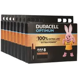Duracell 64x Duracell MN2400 AAA Micro Batterie Optimum (8x 8er Blister)