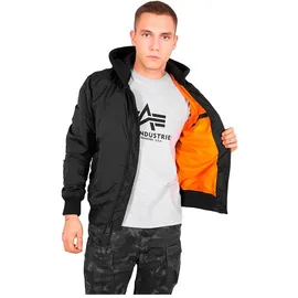 Alpha Industries MA-1 TT Hood black/black L