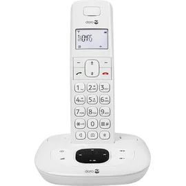 Doro Comfort 1015 Duo DECT-Telefon Anrufer-Identifikation Weiß