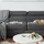 sofiland Eckcouch U-Form Grau 2-Sitzer