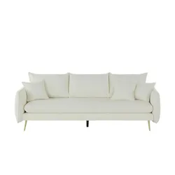 Big Sofa  Edesia ¦ weiß ¦ Maße (cm): B: 240 H: 80 T: 100