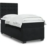 vidaXL Boxspringbett 140 x 200 cm Schwarz