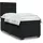 vidaXL Boxspringbett 140 x 200 cm Schwarz