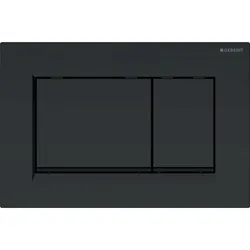 Geberit Betätigungsplatte Sigma30, easy-to-clean-beschichtet, schwarz matt lackiert, schwarz 115.883.16.1