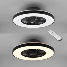 Trio Halmstad Deckenventilator 0 cm Deckenventilator Schwarz