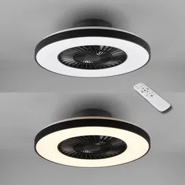 Trio Halmstad Deckenventilator 0 cm Deckenventilator Schwarz