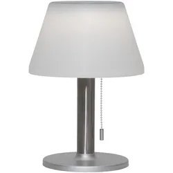 STAR TRADING Solia Table Solarleuchte – Tischlampe, 28 cm, Weiß