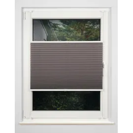 MYDECO Plissee Free 100 x 130 cm hellgrau