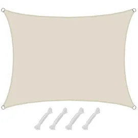 AMANKA UV Sonnensegel Wasserdicht 1,5 x 2m - Rechteckig - Sonnenschutz Garten Terrasse