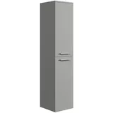 Badplaats Badezimmerschrank, grau Holz, Rechteckig, 35x130x35 cm, Badezimmer, Badezimmerschränke, Midischränke
