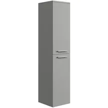 Badplaats Badezimmerschrank, grau Holz, Rechteckig, 35x130x35 cm, Badezimmer, Badezimmerschränke, Midischränke