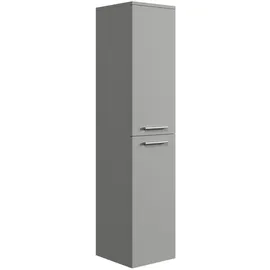 Badplaats Badezimmerschrank, grau Holz, Rechteckig, 35x130x35 cm, Badezimmer, Badezimmerschränke, Midischränke