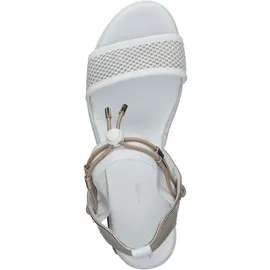Nero Giardini Keilsandaletten Herren Beige/Gold/Weiß 41