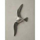 KADIMA DESIGN Wanddekoration Möwe S Aluminium poliert Dekofigur 30 cm Statue | Gr.: onesize