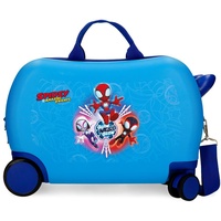 Joumma Marvel Powerof 3 Kinderkoffer, Blau, 45 x 31 x 20 cm, starr, ABS, 24,6 l, 1,8 kg, 2 Räder, Handgepäck, blau, kinderkoffer