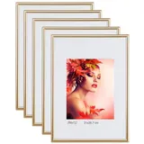 Ideal Trend Bilderrahmen Lifestyle gold 10x15 cm 5er Set