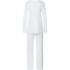 Hanro Pyjama Cotton Silk Weiß M