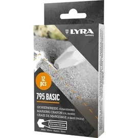 Lyra Pet Lyra Signierkreide sechseckig Nr.795 weiß a12Stück
