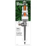 Bradas WhiteLine 4 Funktionen Kreisregner Rasensprenger bis zu 350 qm
