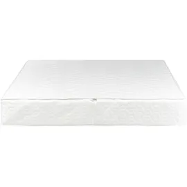 Beliani Wasserbettbezug PURE 140 x 200 cm Weiß