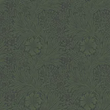 William Morris At Home Vliestapete Marigold Fibrous 10 m x 52 cm Grün FSC®